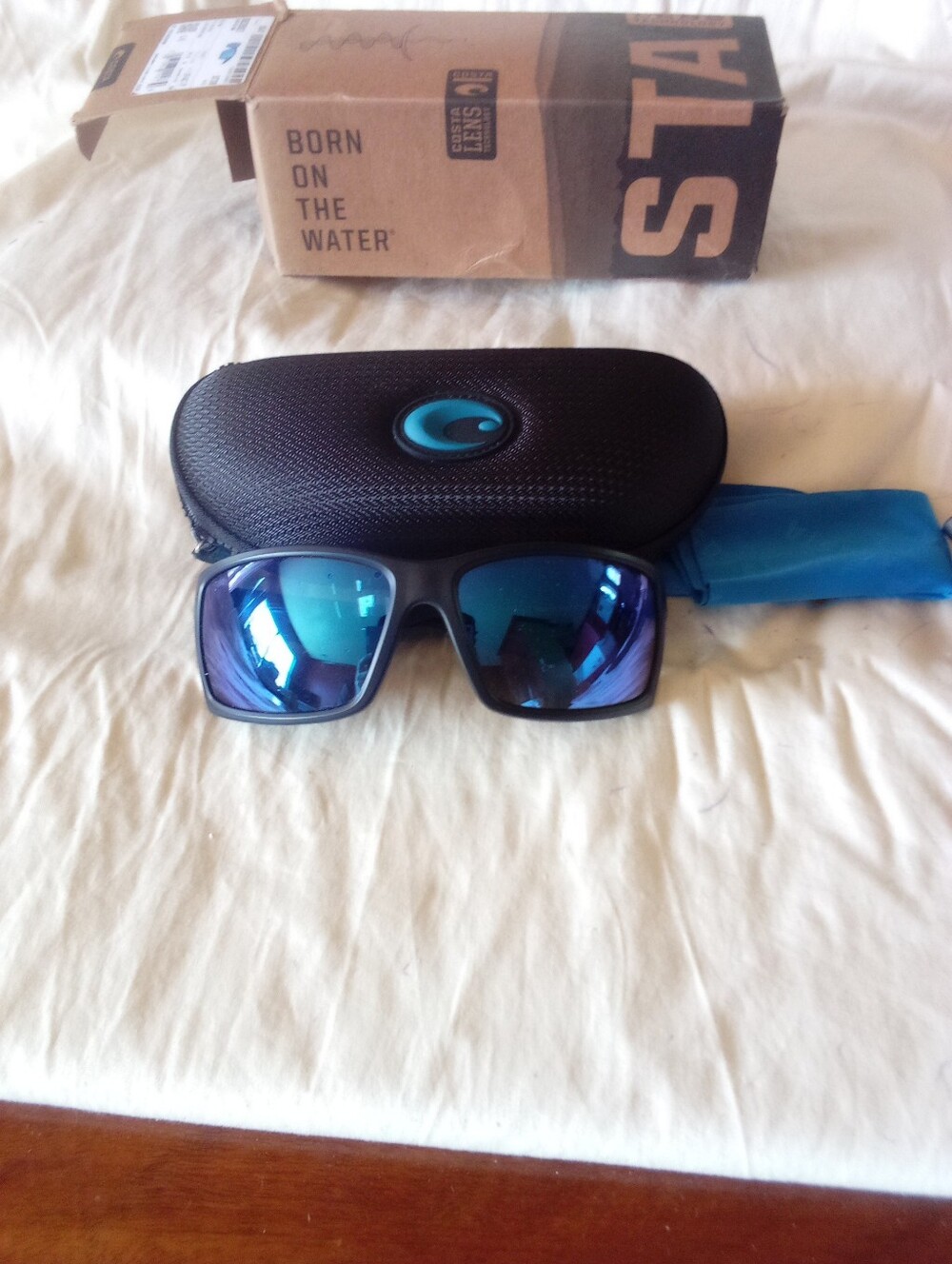 Costa Reefton 06S9007 900717 Blackout Blue Mirror 580G Sunglasses